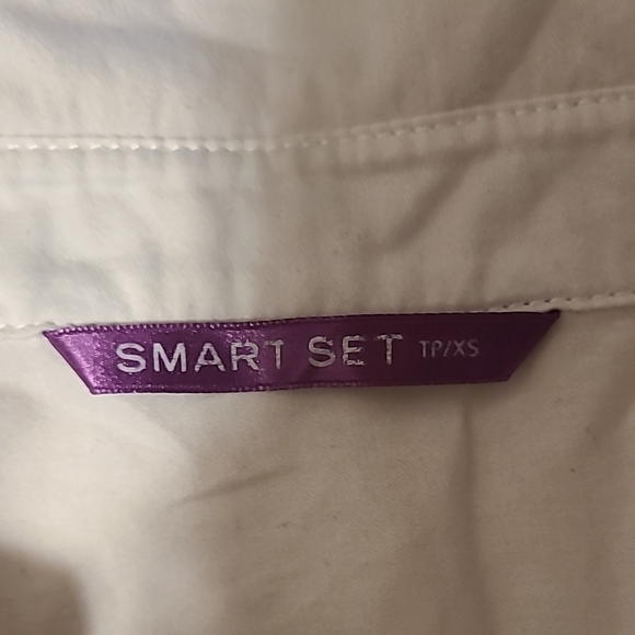 White Women's Button-Up Shirt - Picture 2 of 3